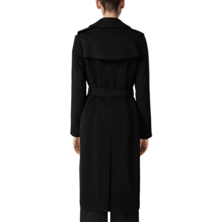 (Women) Burberry  Double-Breasted Trench Coat Black FW22 80581941 圖 4