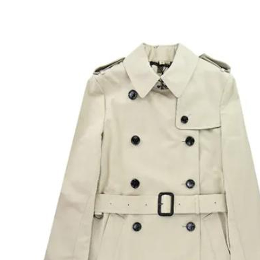 (Women) Burberry  Double-Breasted Trench Coat in Khaki. 80432531 圖 4