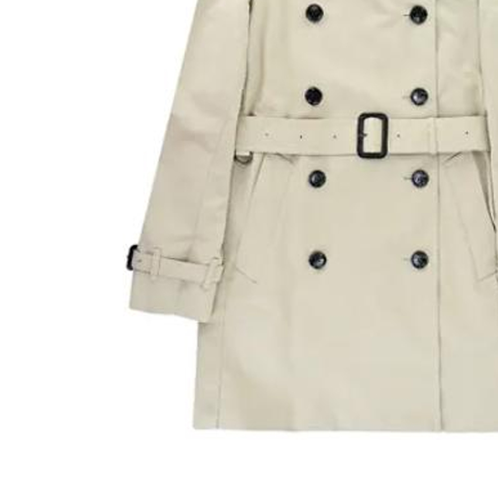 (Women) Burberry  Double-Breasted Trench Coat in Khaki. 80432531 圖 5