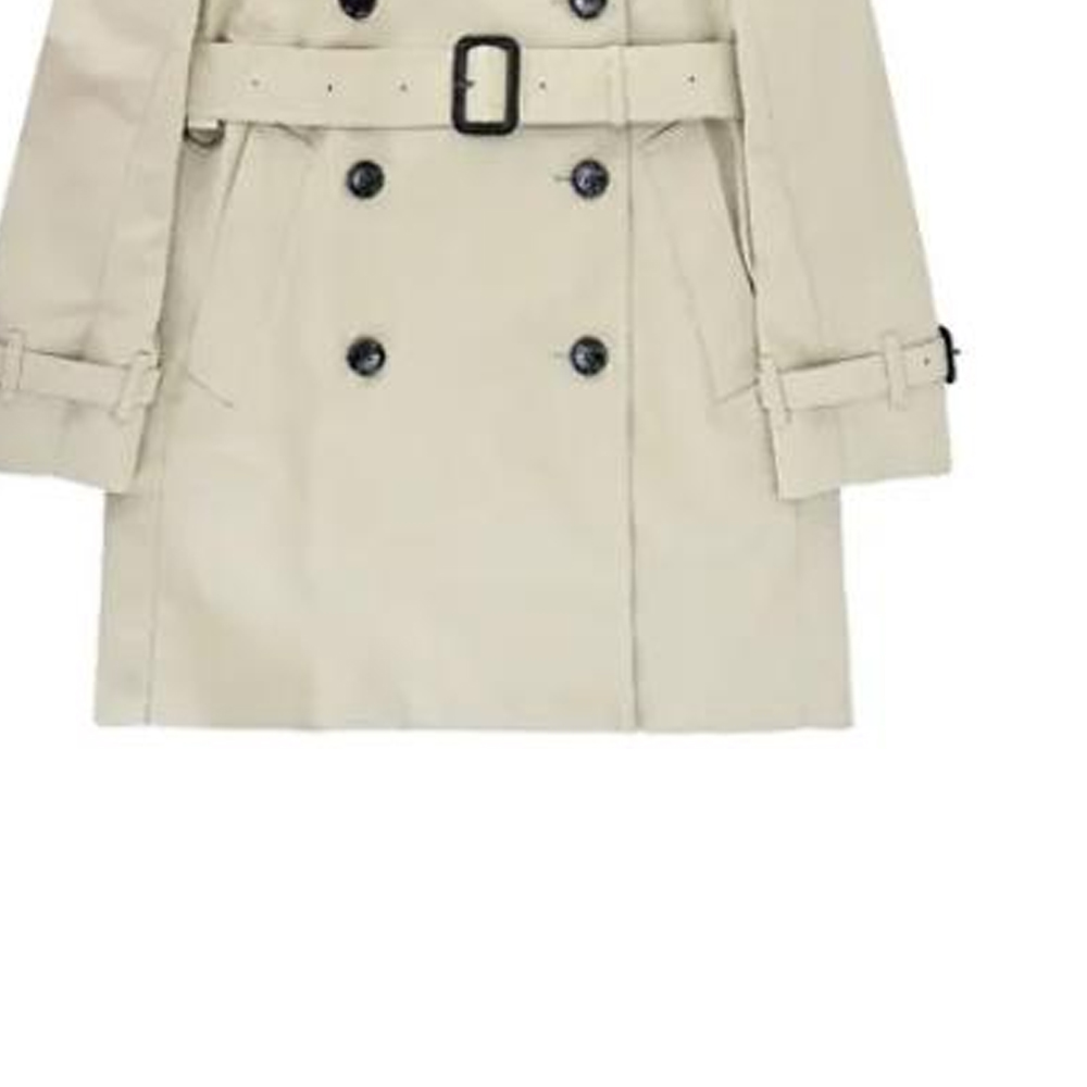 (Women) Burberry  Double-Breasted Trench Coat in Khaki. 80432531 圖 6