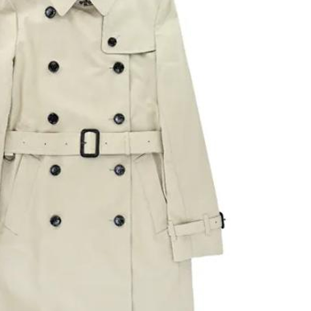 (Women) Burberry  Double-Breasted Trench Coat in Khaki. 80432531 圖 7