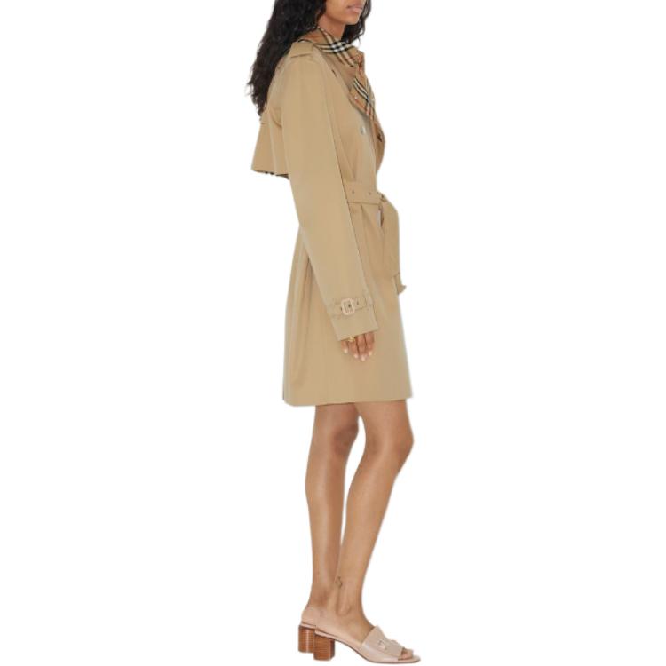 (Women) Burberry  Double-Breasted Trench Coat Light Brown 80709901 圖 5