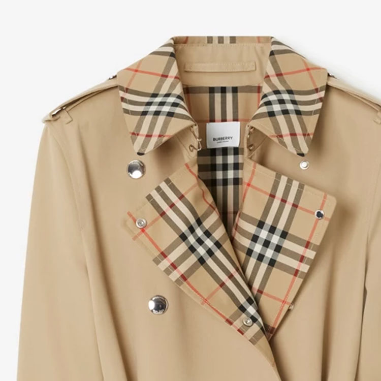 (Women) Burberry  Double-Breasted Trench Coat Light Brown 80709901 圖 6