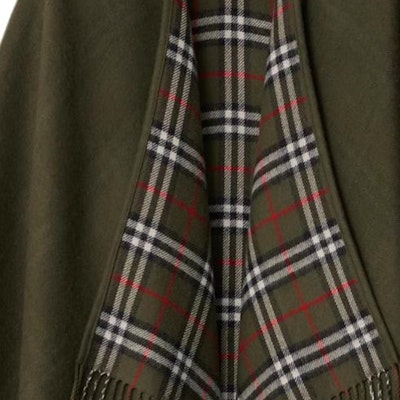 (Women) Burberry Double-Sided Wool Shawl in Lake Blue. 8095256C1173 Shop (Women) Burberry Double-Sided Wool Shawl in Lake Blue. 8095256C1173