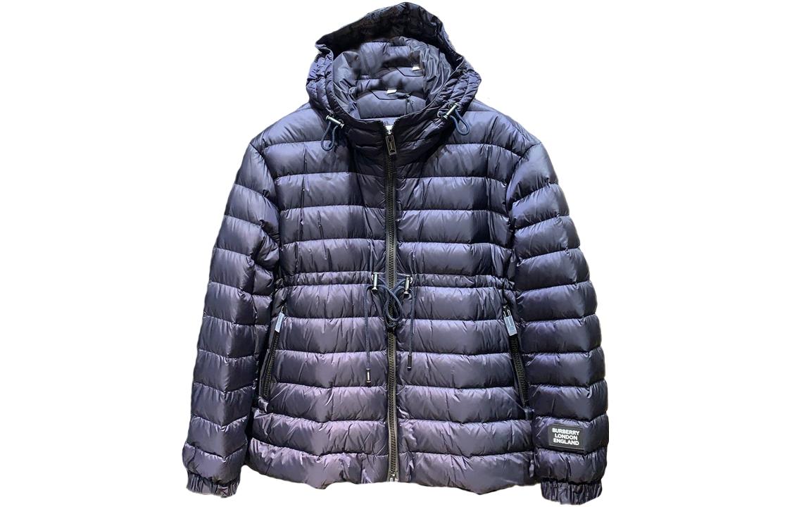 Order (W) バーバリー ダウンジャケット フード付き ジッパー ウエスト紐 長袖. 80733121