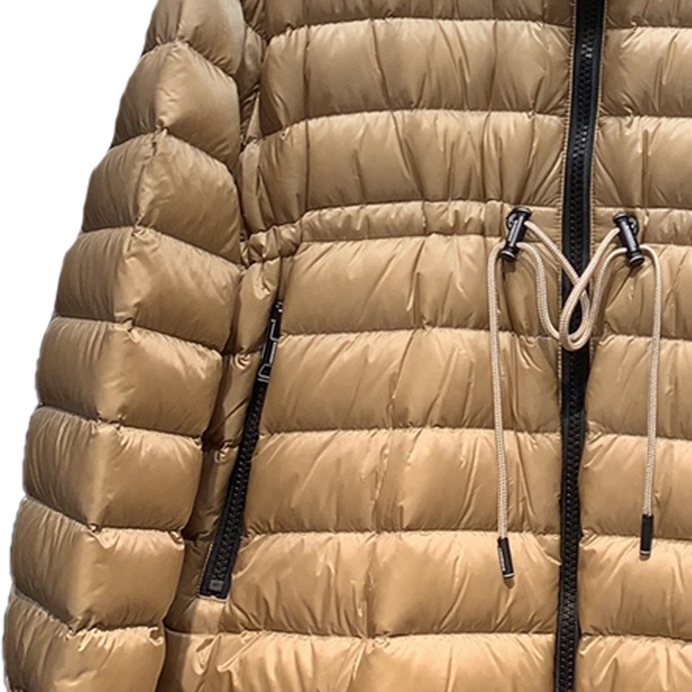 Cheap (W) バーバリー ダウンジャケット フード付き ジッパー ウエスト紐 長袖. 80733121