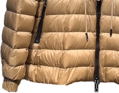 (W) バーバリー ダウンジャケット フード付き ジッパー ウエスト紐 長袖. 80733121 1