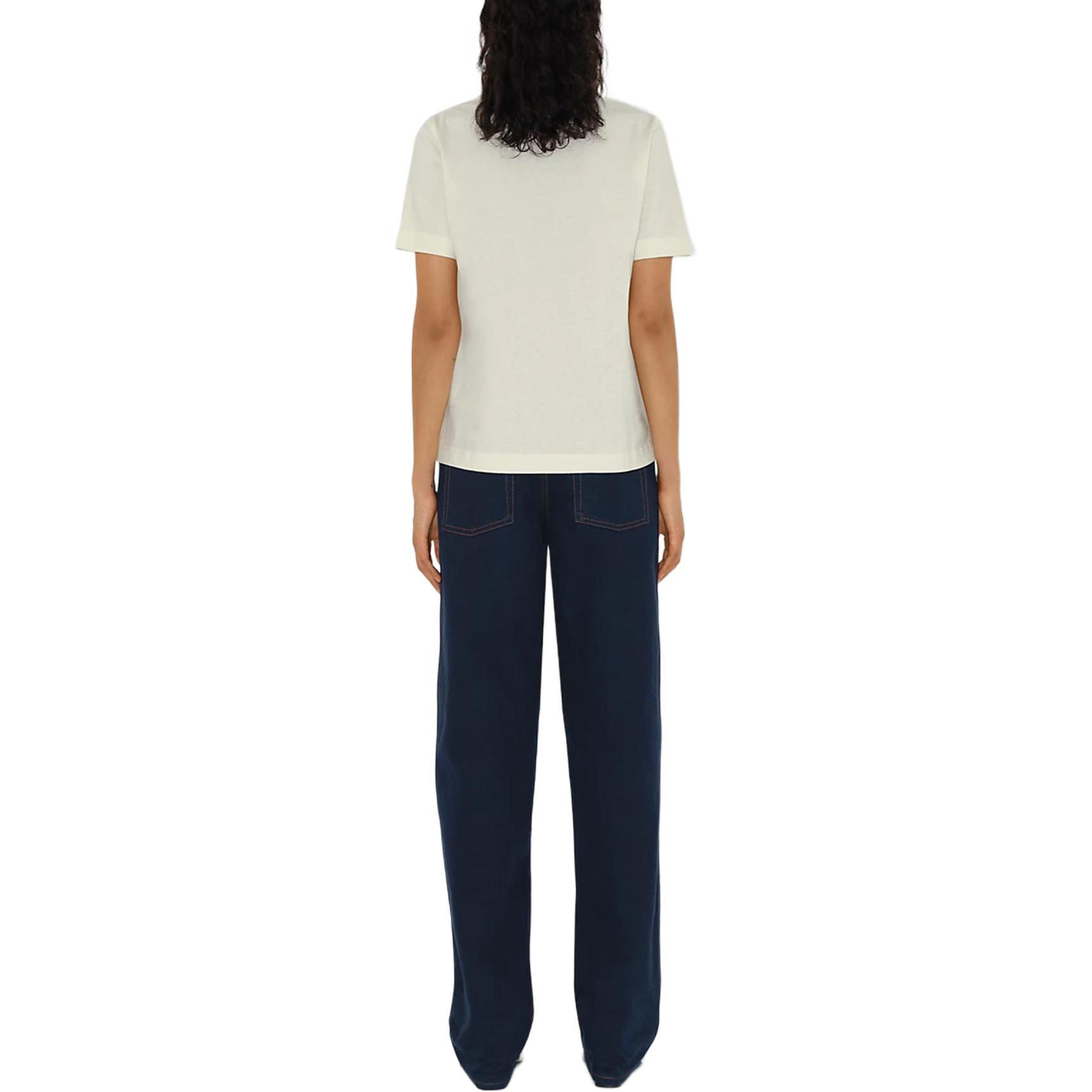 (Women) Burberry  Duck Graphic Crewneck T-Shirt Chalk White 80935871 圖 4