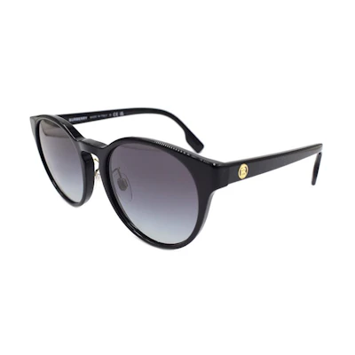 (Women) BURBERRY Elegant B. Monogram Black Sunglasses. B4351-D 3001/8G