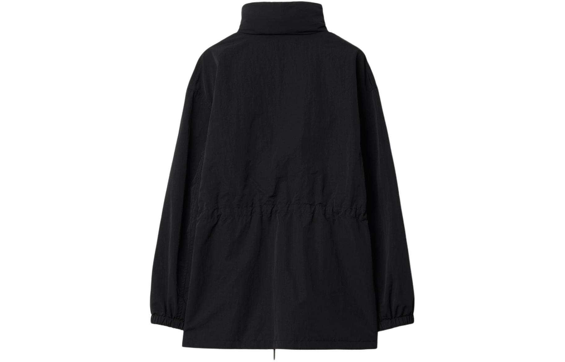 Lookbook (W) 博柏利马术骑士连帽抽绳夹克 - 黑色 80872341