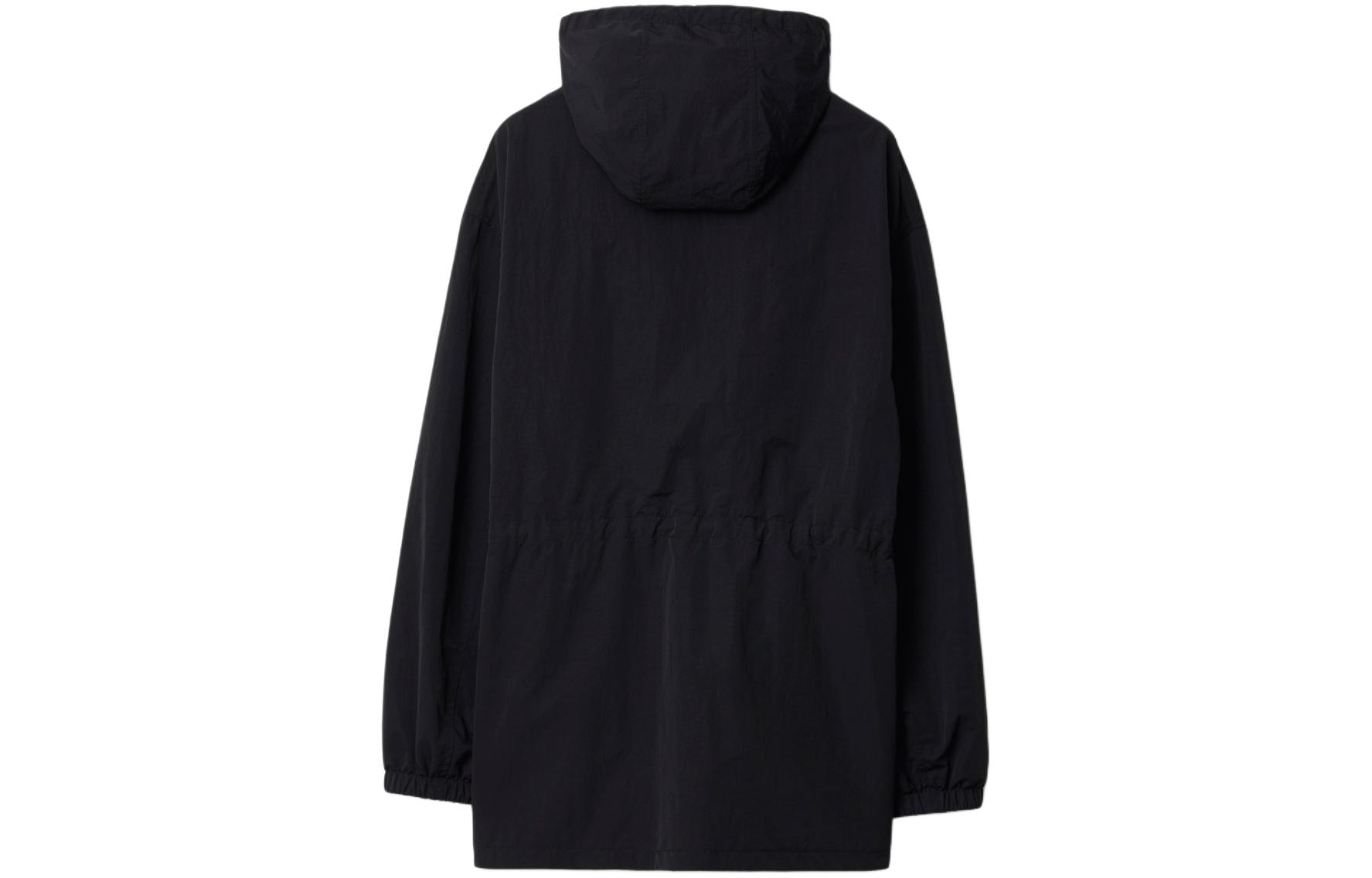 Shop (W) 博柏利马术骑士连帽抽绳夹克 - 黑色 80872341