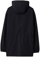 (W) Burberry Jaket Hooded Tali Pinggang Equestrian Knight - Hitam 80872341 Shop (W) Burberry Jaket Hooded Tali Pinggang Equestrian Knight - Hitam 80872341