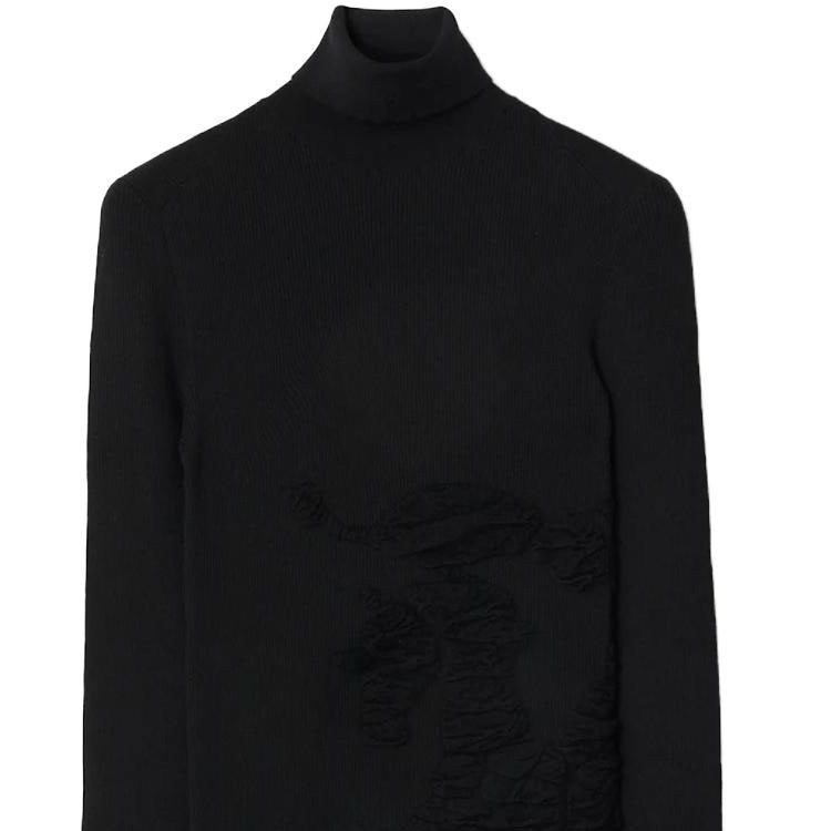 Details for (W) 博柏利骑士徽标高领针织毛衣 80759111