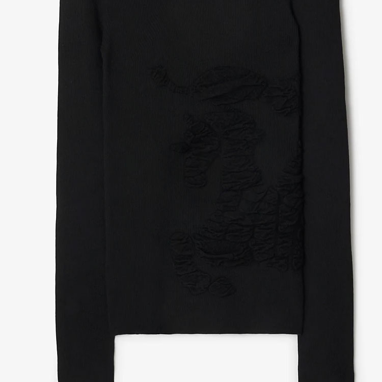 Sizing (W) 博柏利骑士徽标高领针织毛衣 80759111