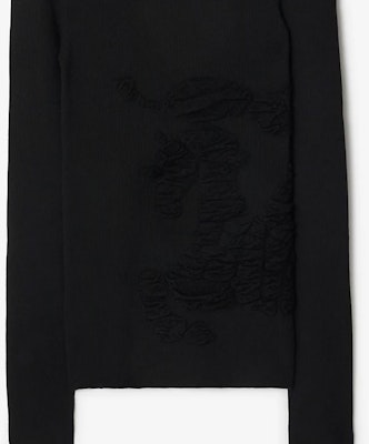 (W) 博柏利骑士徽标高领针织毛衣 80759111 Sizing (W) 博柏利骑士徽标高领针织毛衣 80759111