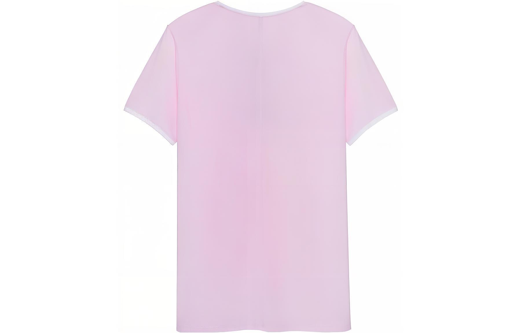(Women) Burberry  Equestrian Knight Logo Pink Cotton Short-Sleeve T-Shirt 80356001 圖 3