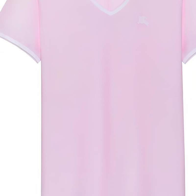 (Women) Burberry  Equestrian Knight Logo Pink Cotton Short-Sleeve T-Shirt 80356001 圖 7