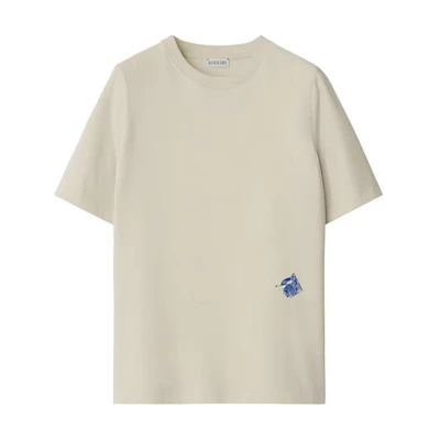 (Women) Burberry Equestrian Knight Logo Short Sleeve T-Shirt Plaster White. 80929341