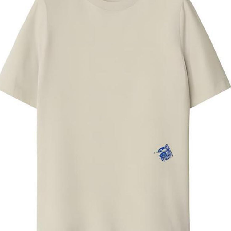 (Women) Burberry  Equestrian Knight Logo Short Sleeve T-Shirt Plaster White. 80929341 圖 6