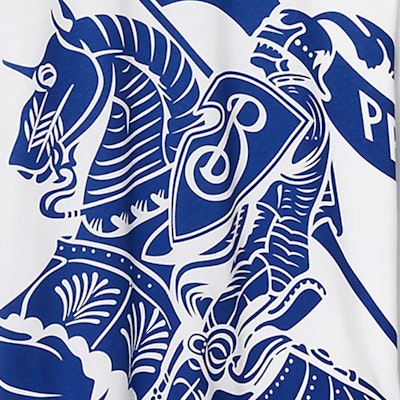 (W) 버버리 승마 프린트 드롭숄더 크루넥 긴팔 티셔츠 화이트 80776691 Shop (W) 버버리 승마 프린트 드롭숄더 크루넥 긴팔 티셔츠 화이트 80776691