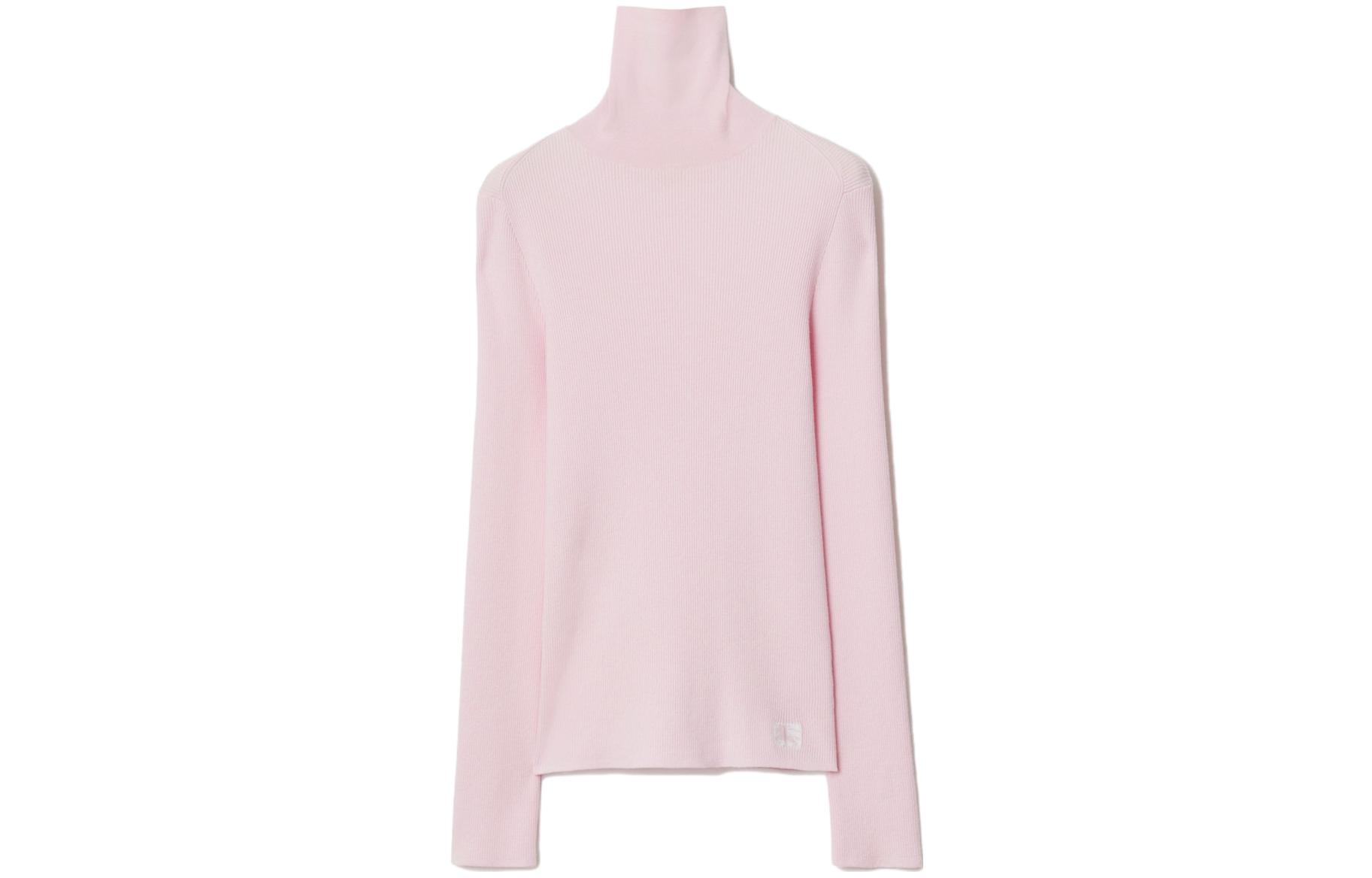 Order (W) Burberry 修身高領針織毛衣 粉霧粉紅色 80812931