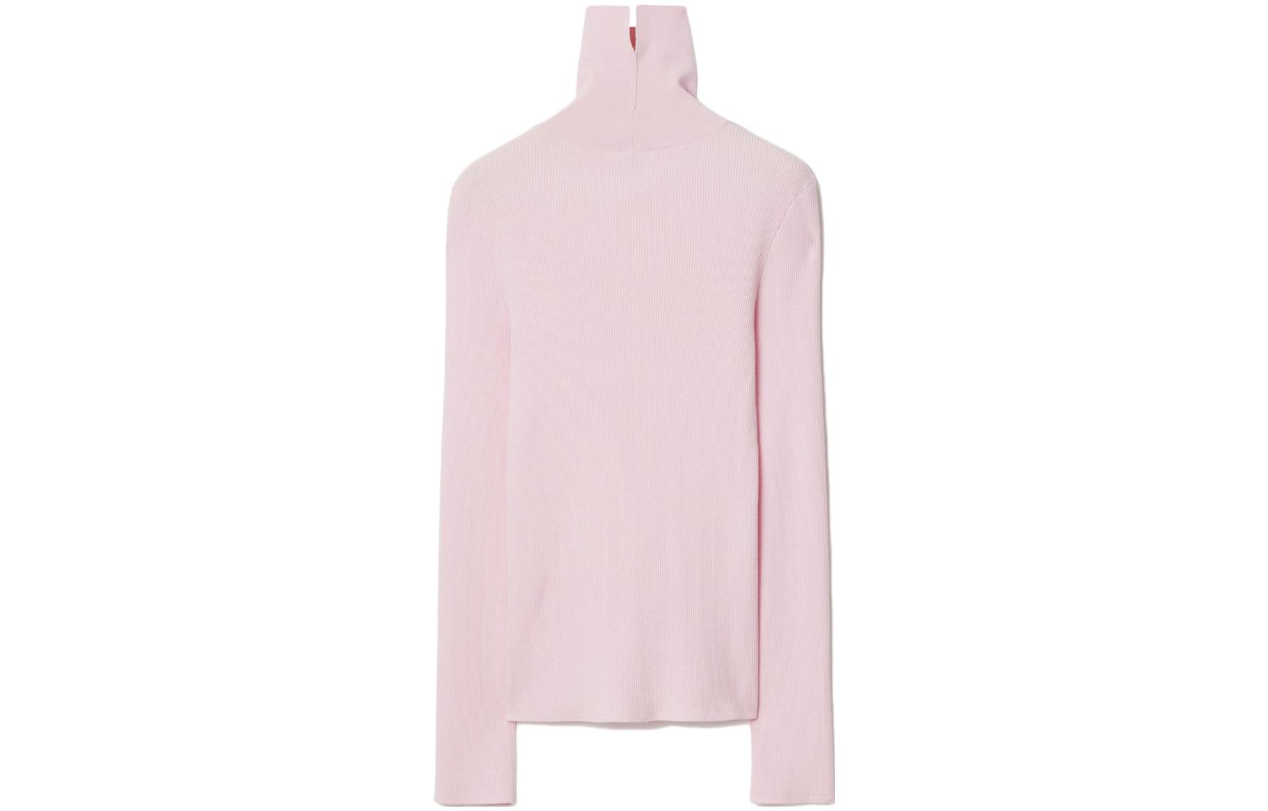 Lookbook (W) Burberry 修身高領針織毛衣 粉霧粉紅色 80812931