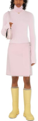 (W) Burberry 修身高領針織毛衣 粉霧粉紅色 80812931 Shop (W) Burberry 修身高領針織毛衣 粉霧粉紅色 80812931