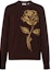 Buy (Women) Burberry Floral Crewneck Knit Sweater in Honey Color. 80773471