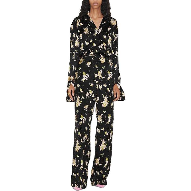 (Women) Burberry  Floral Print Loose-Fit Long Sleeve Shirt. 80709131 圖 3