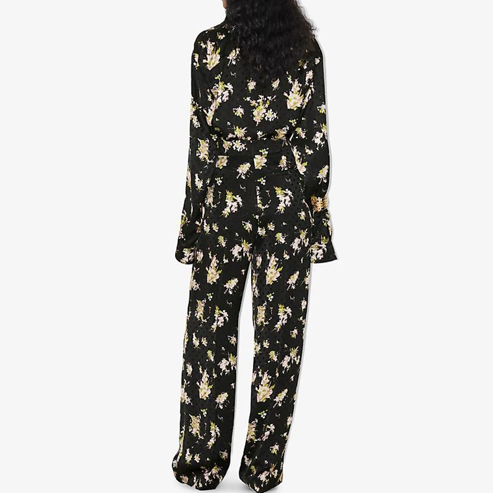 (Women) Burberry  Floral Print Loose-Fit Long Sleeve Shirt. 80709131 圖 4