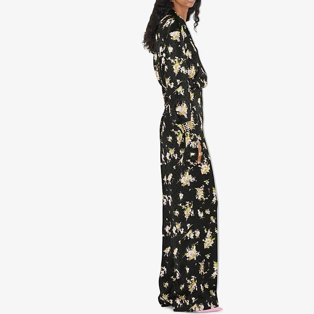 (Women) Burberry  Floral Print Loose-Fit Long Sleeve Shirt. 80709131 圖 5