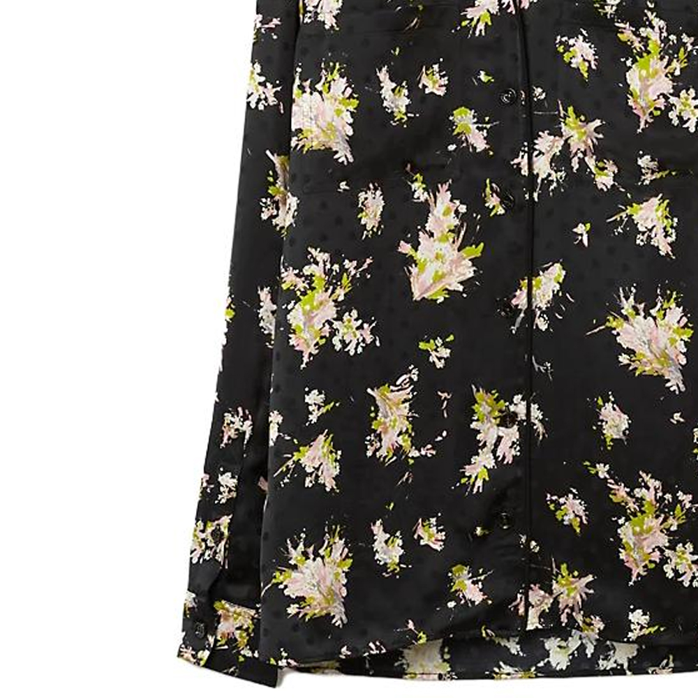 (Women) Burberry  Floral Print Loose-Fit Long Sleeve Shirt. 80709131 圖 7