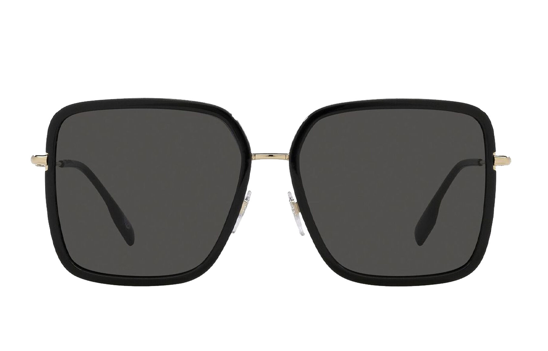 Lookbook (W) Gafas de Sol Burberry Cuadradas Doradas con Grabado de Letras. BE3145D11098759