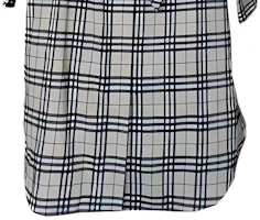 Purchase (W) Burberry 灰色格紋長袖腰帶洋裝 80699401