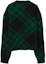 Lookbook (W) Burberry Sweater Knit Crewneck Hijau Check Intarsia. 80839241