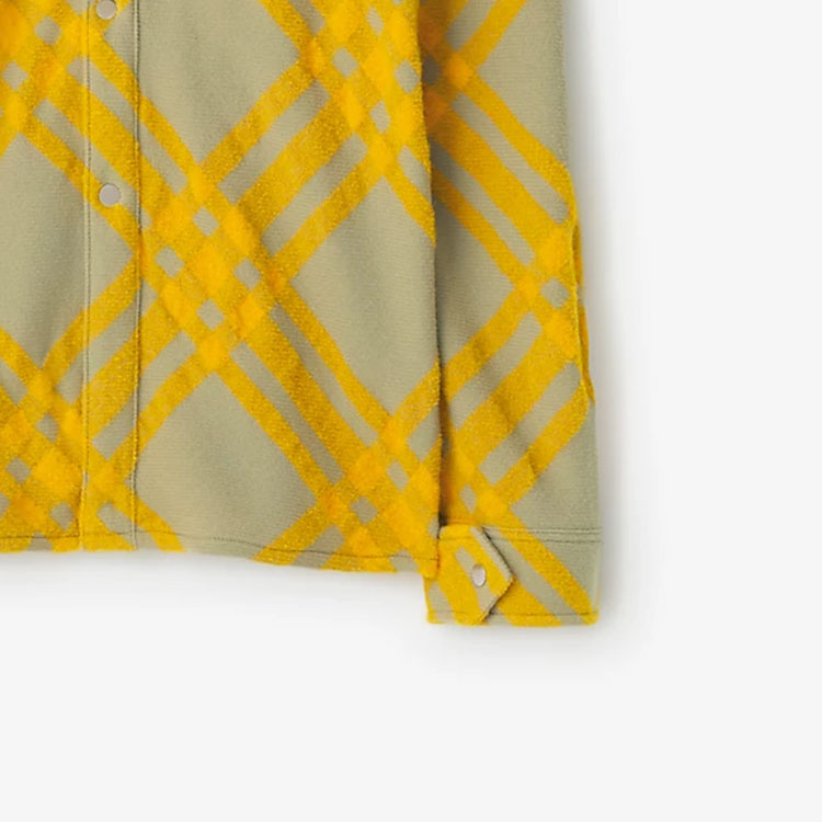 (Women) Burberry  Green Colorblock Single-Breasted Casual Long-Sleeve Shirt. 80772741 圖 6