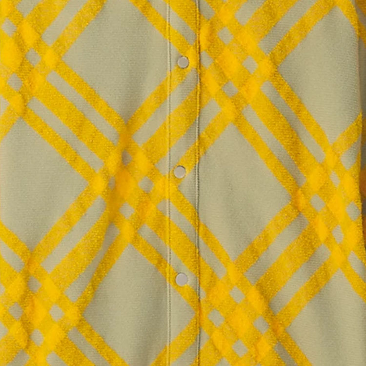 (Women) Burberry  Green Colorblock Single-Breasted Casual Long-Sleeve Shirt. 80772741 圖 7