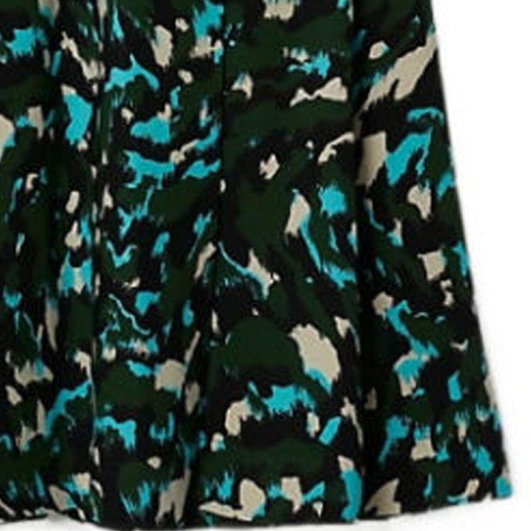 Details for (W) バーバリー グリーン柄 長袖 カジュアルドレス 80774671