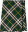 Order (Women) Burberry Green Plaid High-Waist Skirt with B Buckle Detail. 80830161