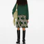 Purchase (Women) Burberry Green Plaid High-Waist Skirt with B Buckle Detail. 80830161