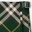 Sizing (Women) Burberry Green Plaid High-Waist Skirt with B Buckle Detail. 80830161