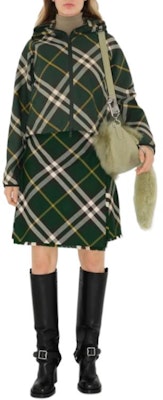 (W) バーバリー グリーンストライプ フード付きジップアップカジュアルジャケット 80818891 Shop (W) バーバリー グリーンストライプ フード付きジップアップカジュアルジャケット 80818891