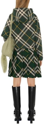 (W) バーバリー グリーンストライプ フード付きジップアップカジュアルジャケット 80818891 Purchase (W) バーバリー グリーンストライプ フード付きジップアップカジュアルジャケット 80818891