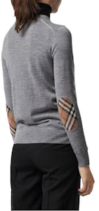 (W) 博柏利 灰色格纹圆领长袖卫衣 80079741 Lookbook (W) 博柏利 灰色格纹圆领长袖卫衣 80079741