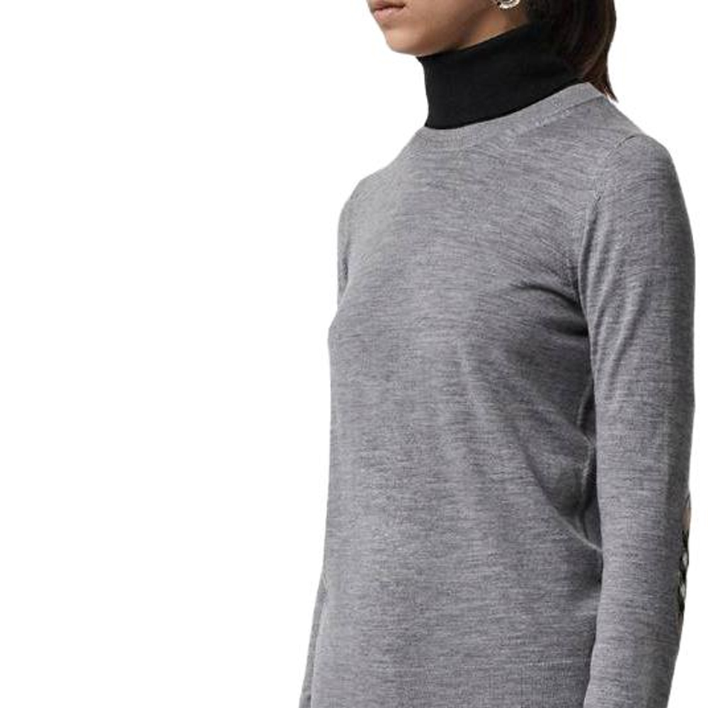 Shop (W) 博柏利 灰色格纹圆领长袖卫衣 80079741