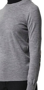 (W) 博柏利 灰色格纹圆领长袖卫衣 80079741 Sizing (W) 博柏利 灰色格纹圆领长袖卫衣 80079741