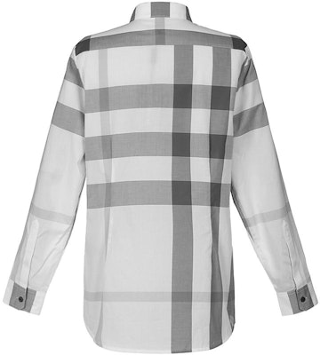 (W) 버버리 그레이 체크무늬 긴팔 셔츠 40152481 Lookbook (W) 버버리 그레이 체크무늬 긴팔 셔츠 40152481