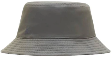 (Women) Burberry Grey Embroidered Cotton Bucket Hat. 80883621 (Women) Burberry Grey Embroidered Cotton Bucket Hat. 80883621