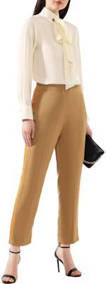 (Women) Burberry High-Waist Straight-Leg Casual Pants Light Beige 45604841 Lookbook (Women) Burberry High-Waist Straight-Leg Casual Pants Light Beige 45604841