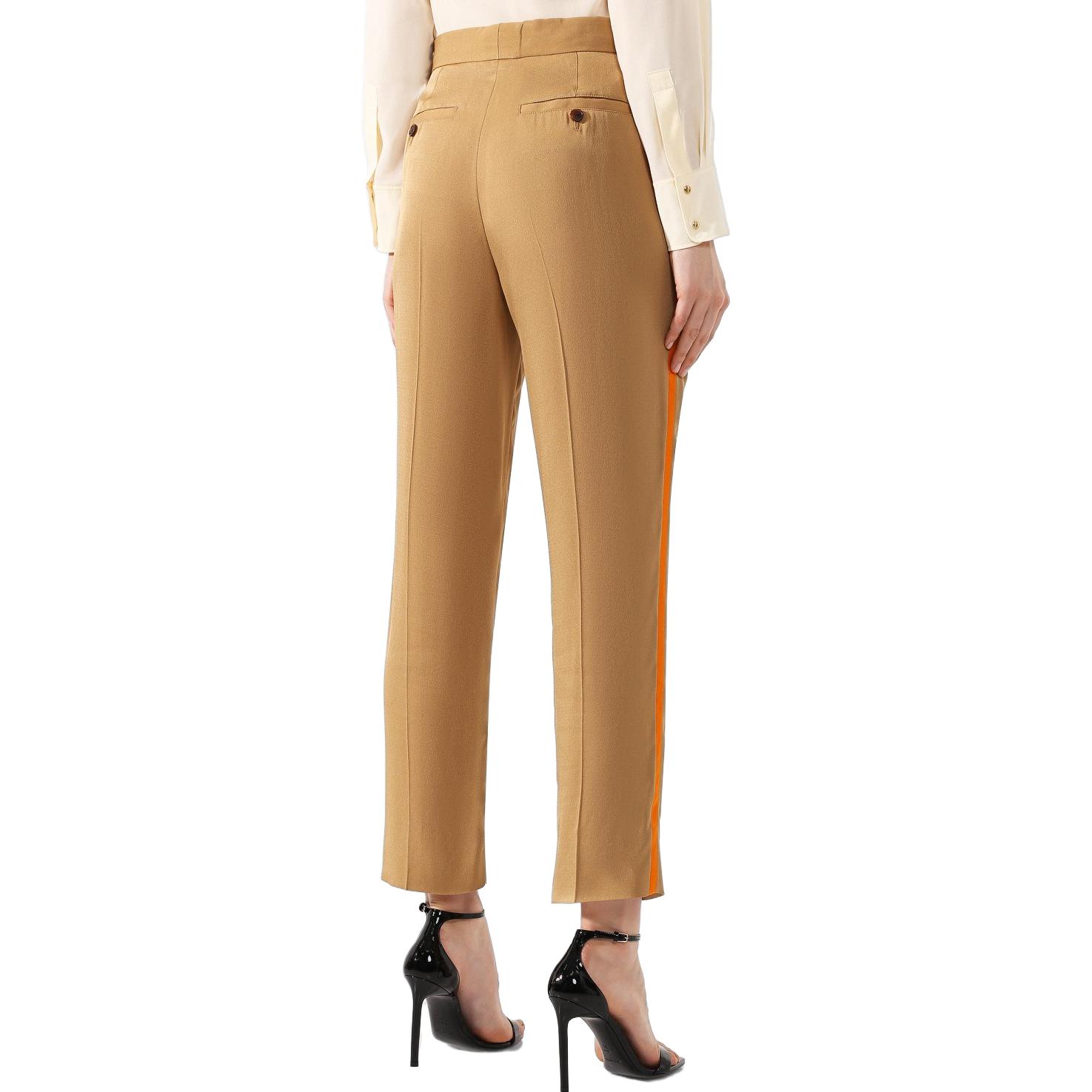 (Women) Burberry  High-Waist Straight-Leg Casual Pants Light Beige 45604841 圖 4